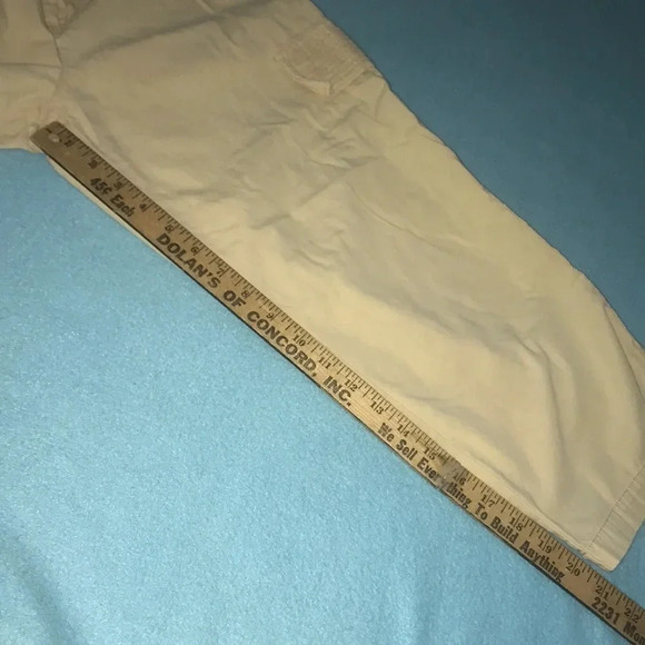 Allison Brittney Capri y2k cargo pants 100% cotton tiny flaw size 10 - Picture 6 of 9